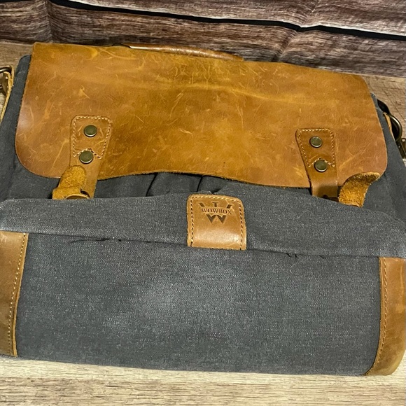 Canvas messenger bag - Picture 3 of 11
